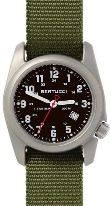 베르투치 시계 남성 12122 A-2T Original Classics Du랩le Titanium Field