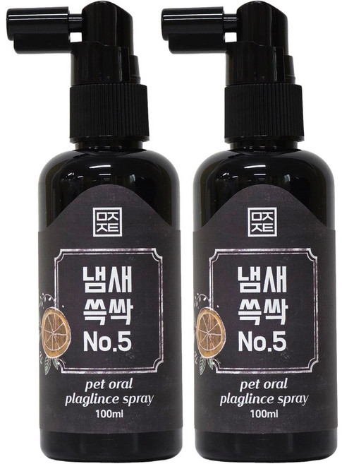 무지조타 냄새쓱싹 강아지 뿌리는 치약 덴탈스프레이 치석제거 입냄새제거 강아지치약, 구강/치석관리, 2개
