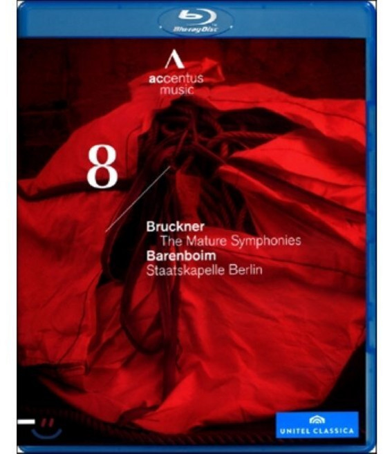 [Blu-ray] Daniel Barenboim 브루크너: 교향곡 8번 - 다니엘 바렌보임 (Bruckner: Symphony No.8) 블루레이 : 1887-90 하스 에디션