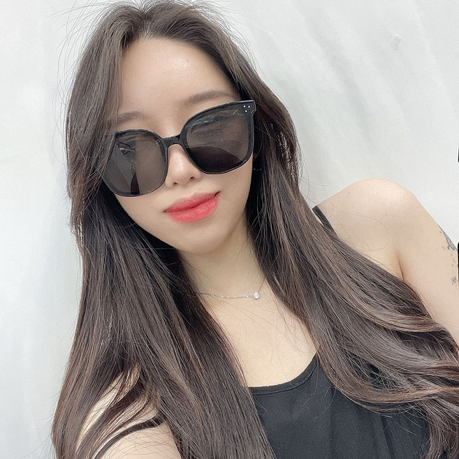 하리몽드 남여공용 빅사이즈 오버 라운드 사각 선글라스