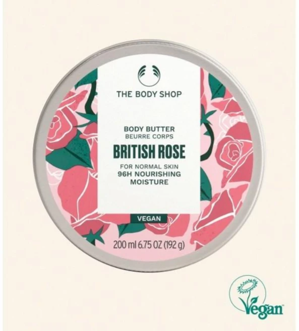 더바디샵 바디 버터 브리티쉬 로즈향, 200ml, 1개 - 쿠팡