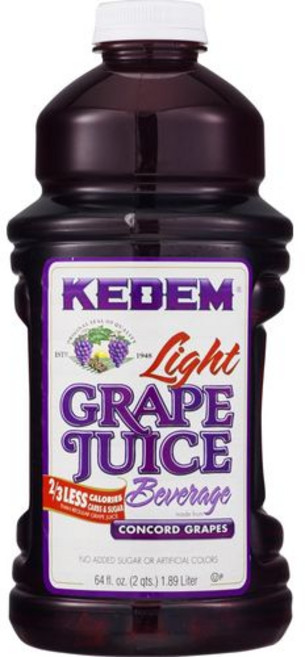 케뎀 라이트 콩코드 포도 주스 1.89리터 Kedem Lite Concord Grape Juice 64 oz, 89L