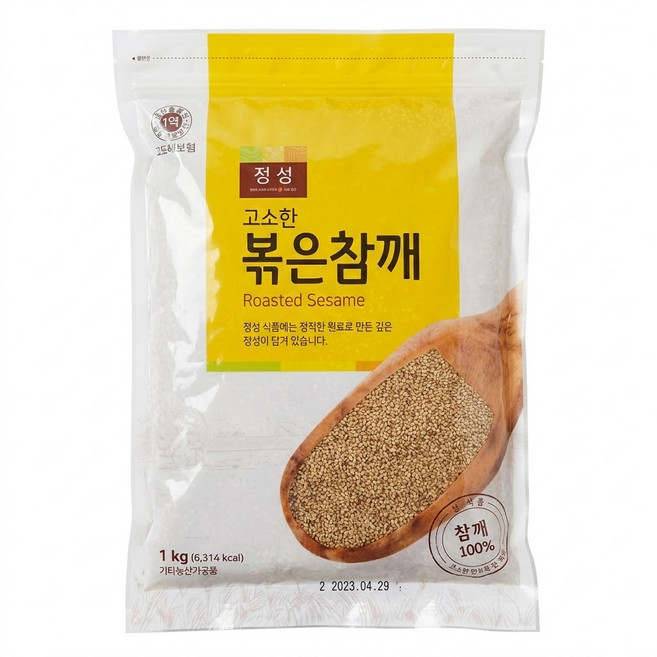 정성식품 볶음참깨, 1kg, 10개