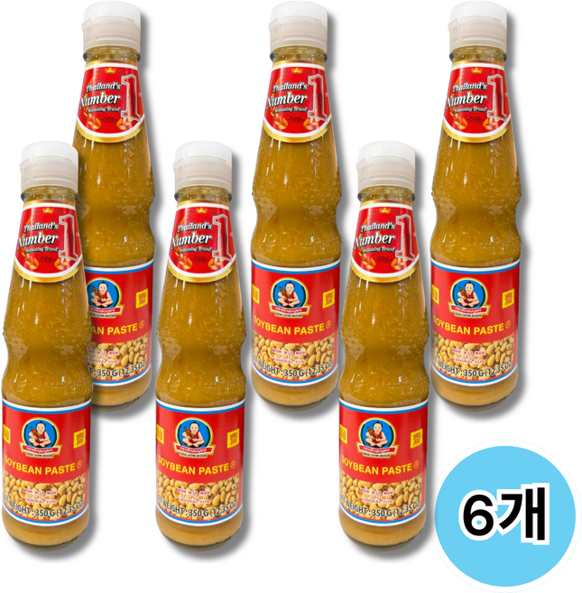 태국 조미된장 소스 따오찌오, 6개, 350g