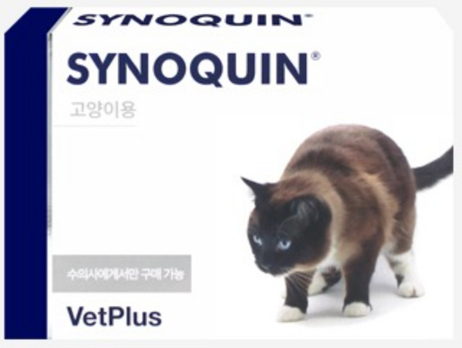 벳플러스 사이노퀸 캣 (고양이용) 관절영양제 30캡슐 (병원정품), 30정, 뼈/관절강화, 1개