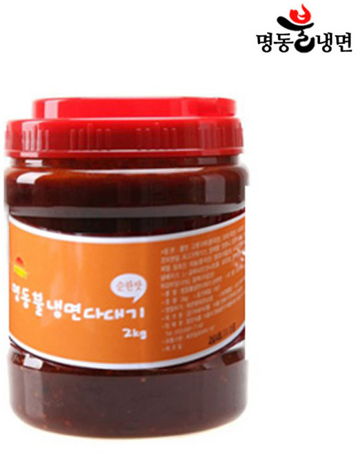 명동불냉면 일반냉면장 대용량 2kg / 업소용 가정용 양념장다대기 냉면 비빔냉면장 물냉면장, 1개