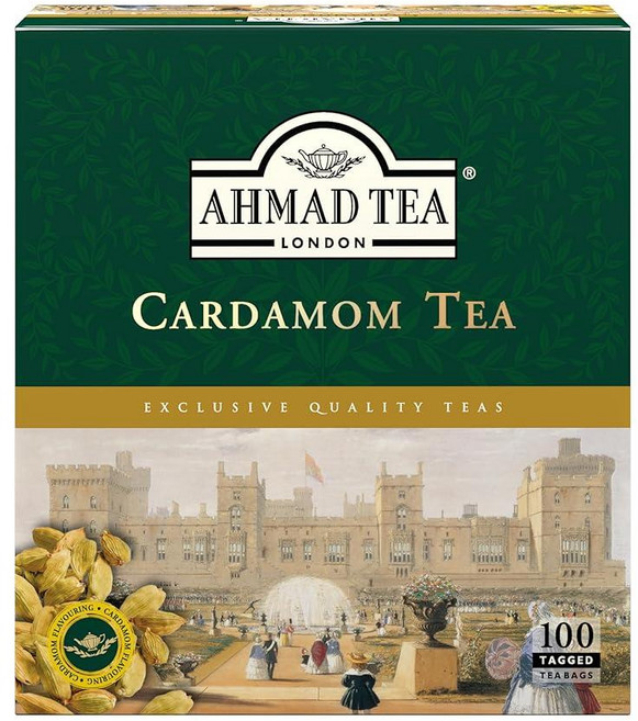 Ahmad Tea 복숭아 패션프루트 홍차 20개입 6개 팩 137624, 카다멈