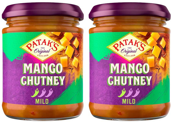파탁스 오센틱 망고 처트니 마일드 스파이스 210g 2병 Chutney, 2개