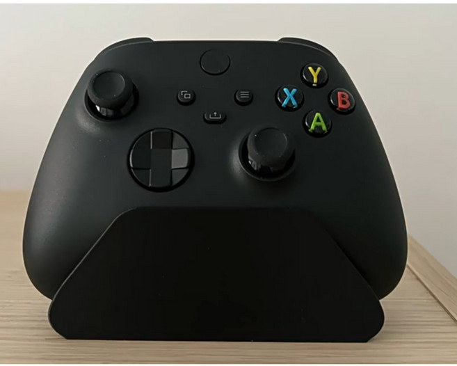 XBOX 컨트롤러 거치대-블랙/화이트 XBOX 패드 3세대 4세대 엘리트패드1~2 사용가능, 로고X-블랙, 1개, XBOX 패드 거치대-일반형