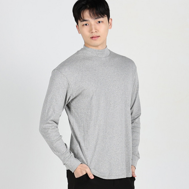 베루스 남녀공용 면 목폴라티셔츠 반목/긴목 VETMW500
