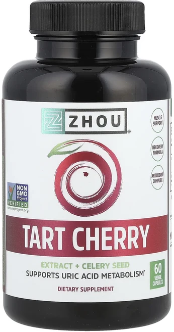 헁복하고 건강하세요 Zhou Nutrition 타트체리 추출물 + 셀러리 씨 베지 캡슐 60정 늘 챙기셔야합니다, ZhouNutrition타트체리추출물셀러리씨베지캡슐60, 1개 - 쿠팡