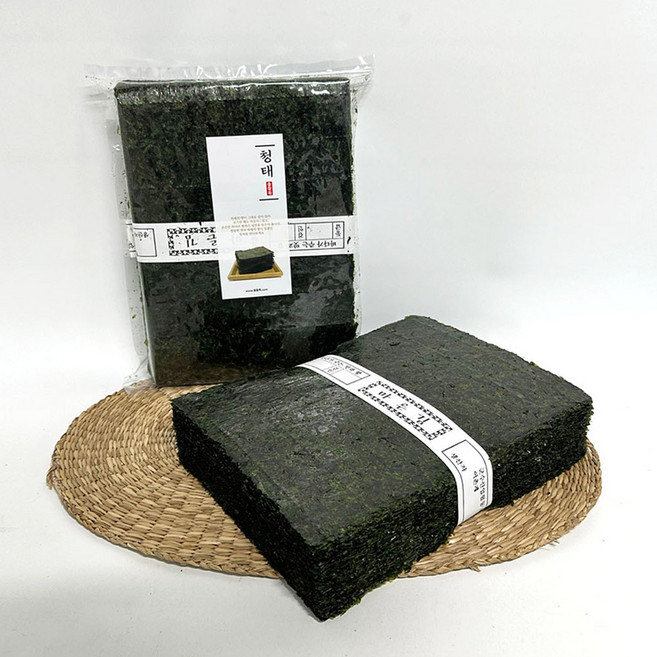 울돌목 청태 재래김 100장 240g 무조미, 1개