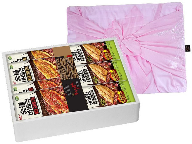 숯불구이 햇구어세트4호 참숯불 직화구이 삼치3팩 황태구이 초 7팩, 1