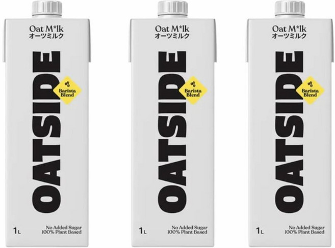 OATSIDE 歐特賽 職人燕麥植物奶 1L, 1個, 3個裝