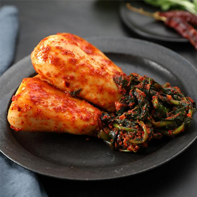 기타 [여수사나이] 총각김치 2kg 국내산 당일생산, 1개