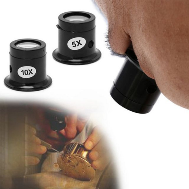 확대경26 10배M026확대경확대돋보기작업용미니 eso*0693Vc, 1개