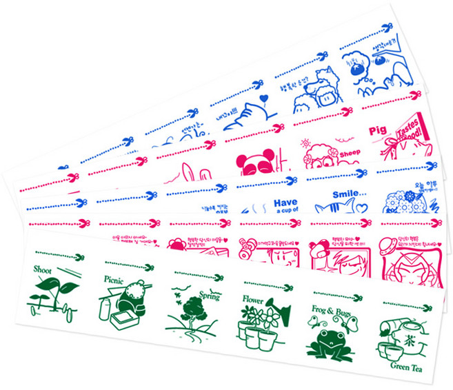 메디페이퍼 마음약국 디자인 약포지 버라이어티팩 A, 100장