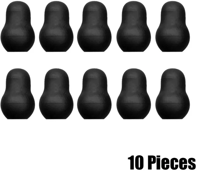 청진기 액세서리에 대 한 10 개/몫 슈퍼 부드러운 귀마개 이어팁, 02 Black