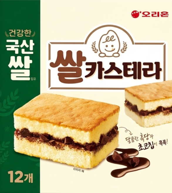 오리온 국산쌀 쌀카스테라, 1개, 360g