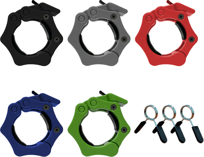 HNF 마구리 락조 원판 바벨 고정 조임쇠 풀림방지 25 28 30 50mm, 프리미엄 마구리(50mm 색상 랜덤), 1개