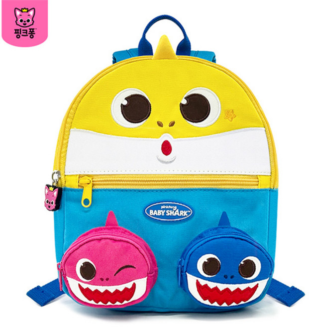 핑크퐁 미아방지배낭 [아기상어 패밀리-B119]