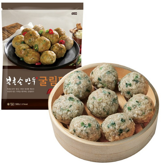 [북촌손만두] 굴림만두 청양 500g, 4개