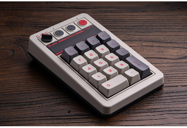 국내정발 8BitDo 레트로 18 넘버패드 Retro Mechanical Numpad, N에디션(그레이)