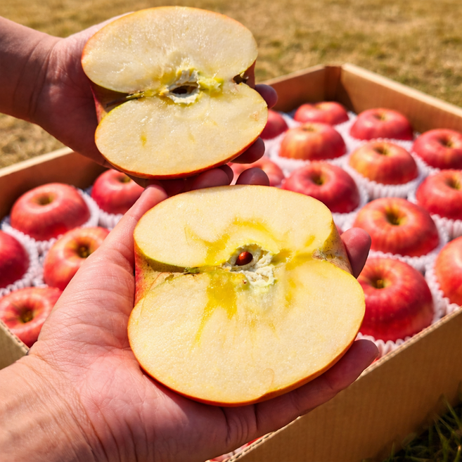 예산 얼음골 2026 꿀가득 햇 햇 부사 사과 10KG 특대과, 1박스