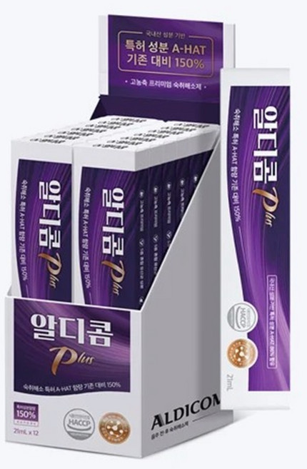 알디콤 숙취해소제 PLUS 플러스 21ML, 1개