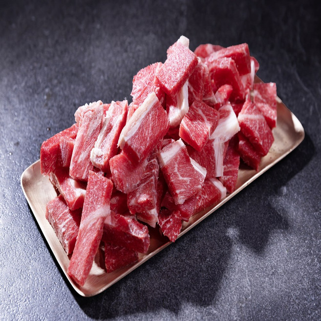 블랙앵거스 호주산 소고기 국거리용 찌개용 미역국 무국 떡국 2kg, 1개