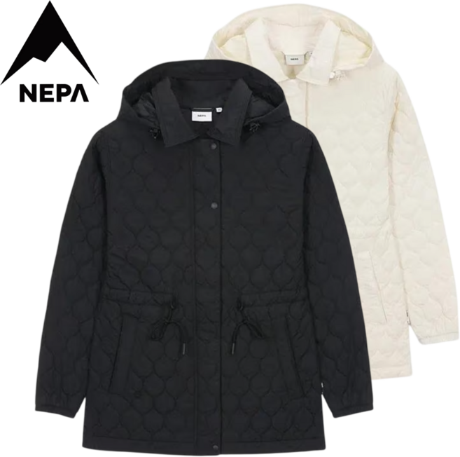 [백화점발송] 네파 여성용 경량패딩 라이트 미드다운자켓 초겨울 등산용 트레킹용 출퇴근용 이월상품