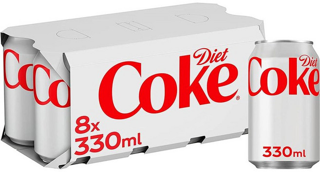 Coca Cola 코카콜라 다이어트 콜라 330ml 8개