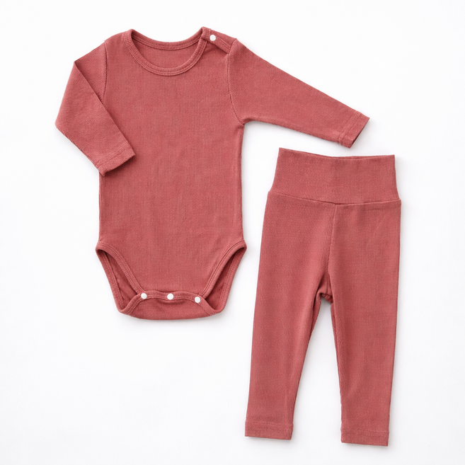 긴팔 바디슈트세트 아기 실내복 사계절용 트위니슈슈