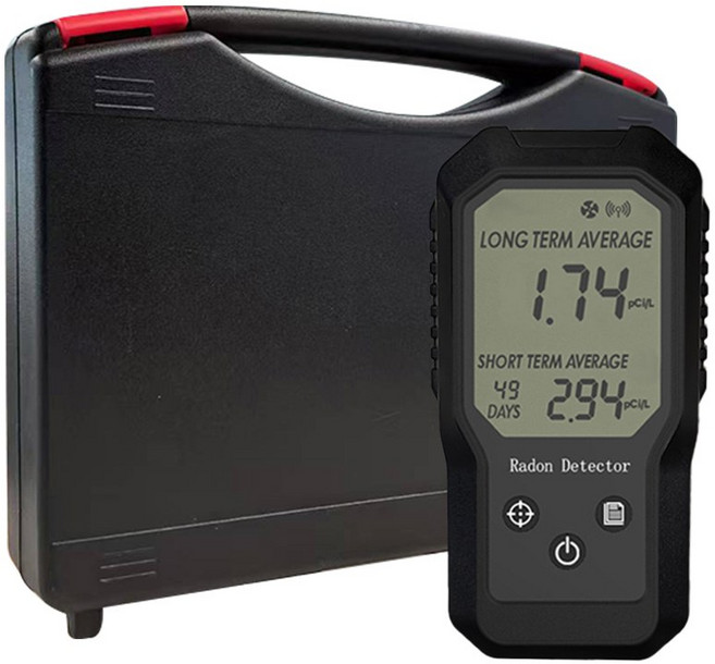 휴대용 디지털 라돈 감지기 가정용 모니터 가스 모니터링 장비 고감도 신제품, DM120A, 1개