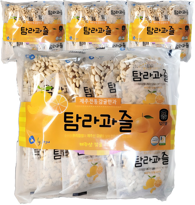 국내산 찹쌀로 만든 제주 탐라과즐 40개입, 40개, 28g