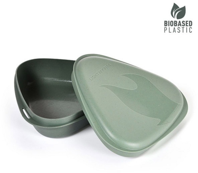 라이트마이파이어 LIGHT MY FIRE 볼 앤 리드 / 다회용 테이크아웃용기 / 피크닉 도시락통, 1개, 샌디그린