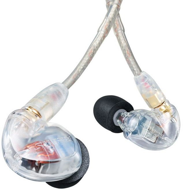 슈어 이어폰 전문가 모니터용 이어폰, SE425, 클리어(CL)