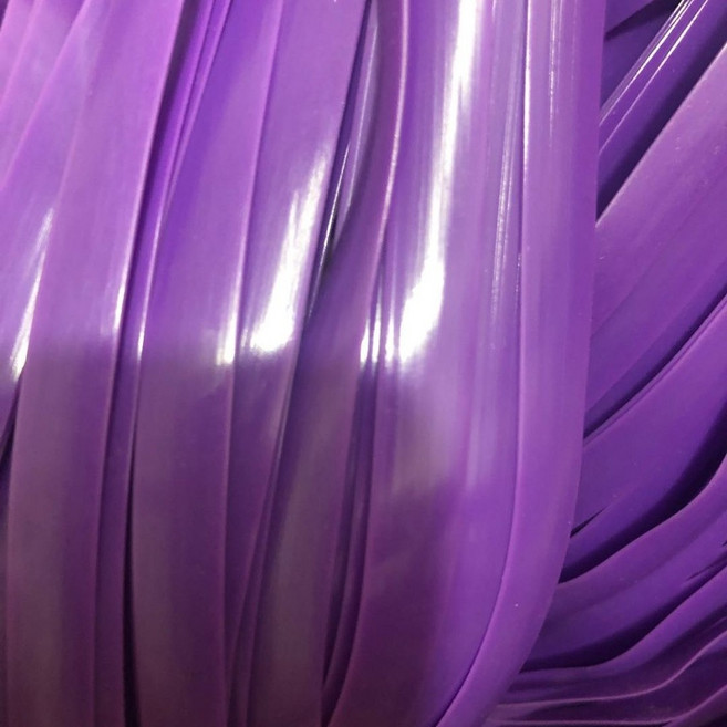 編織藤條環保仿藤手工材料 寬8mm厚1mm 約85-90米/斤, 紫色扁線, 1個