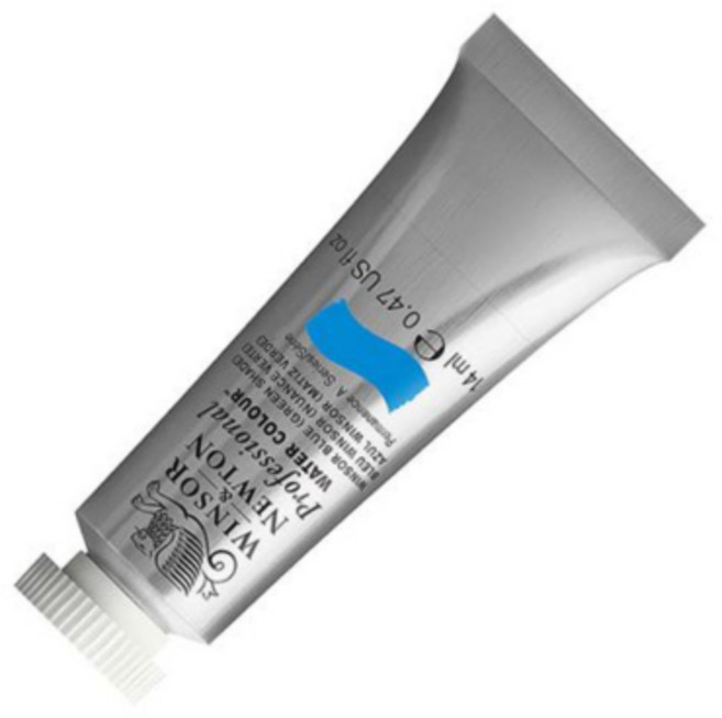 윈져뉴톤 아티스트/수채화물감낱색 S4, 14ml, 106   CadmiumScarlet　1개
