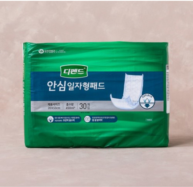 디펜드 일자형 패드 30, 30개입