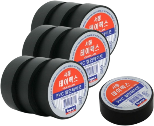 인벤*INVEN 고급 전기테이프, 10개
