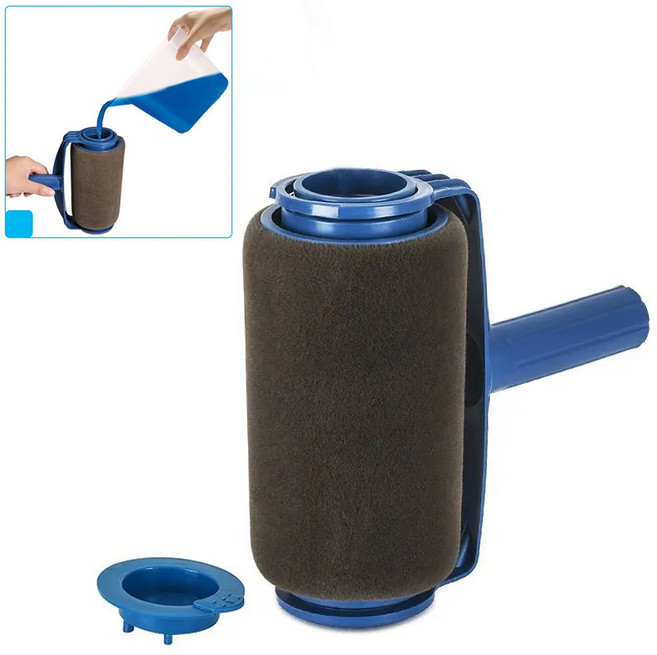 아이베란다 페인트 저장 롤러 브러시 도장 핸들, 1개