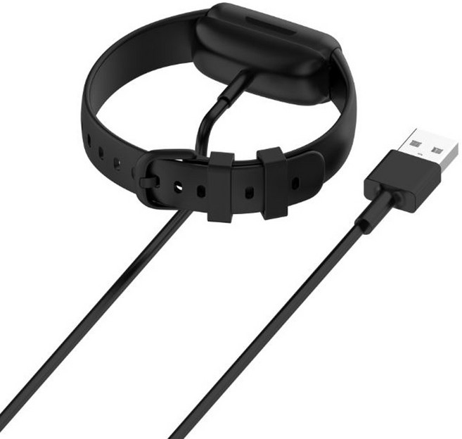 COCOGOGO 핏빗 인스파이어3 호환 USB 충전 케이블, 인스파이어3 USB충전 케이블, 1개