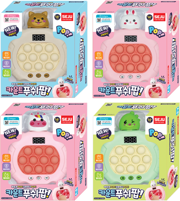 세주 카운트푸쉬팝, 단품, 1개