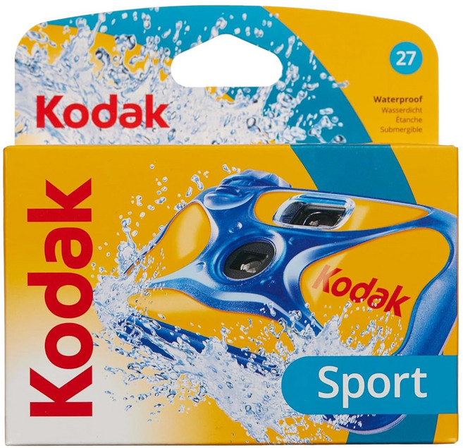 코닥 스포츠 워터프루프 일회용 카메라 27컷, 1개