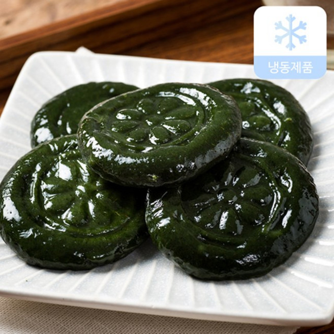 한산 모시떡 모시 개떡 냉동 1.2kg, 1개