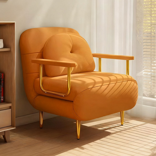 편안한 원룸 1인용 접이식 소파베드 거실 등받이 각도조절 2인용 쇼파침대겸용, D05