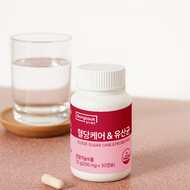 동국제약 마데카 혈당케어&유산균, 1개, 30정