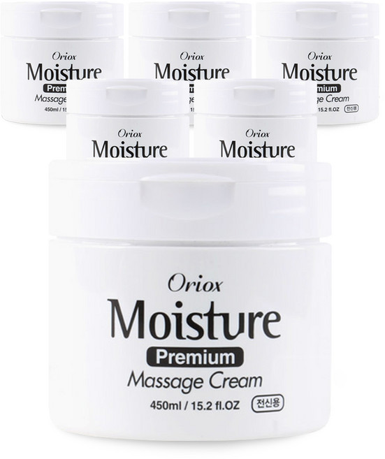 오릭스 모이스처 프리미엄 마사지 크림 24p, 8개, 450ml