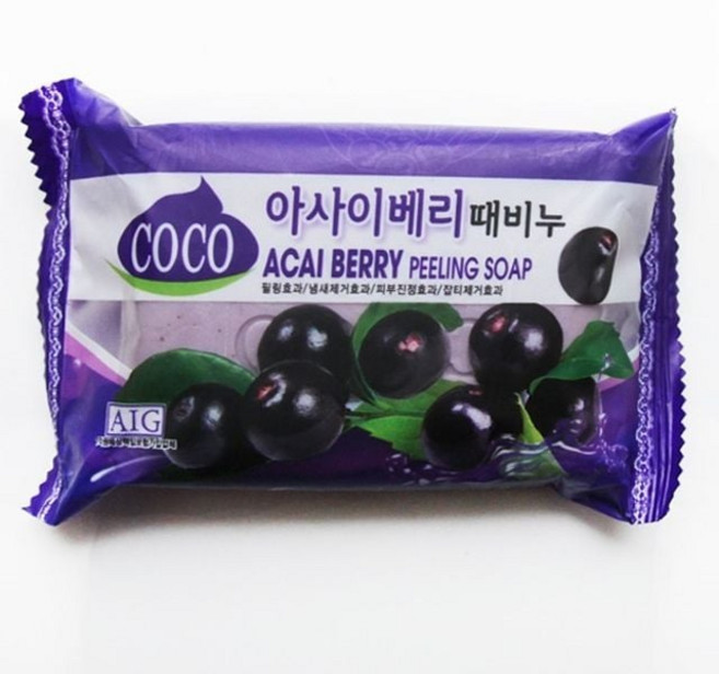 성원 아사이베리 때비누 목욕비누 세안비누 10개, 150g